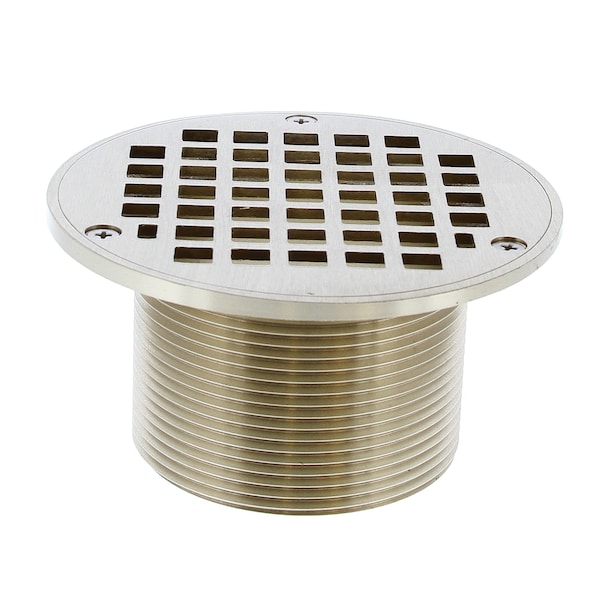 Jones Stephens 3in x 5in Nickel Bronze LevelBest Extended Spud and Strainer D50457 - main